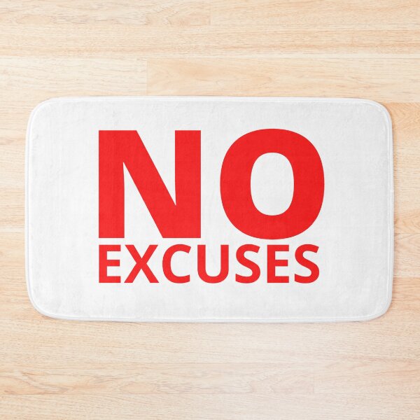 Item preview, NO EXCUSE ALLOWED red designed and sold by KingsManKind.