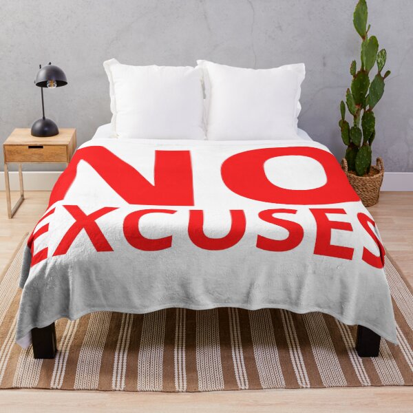 Item preview, NO EXCUSE ALLOWED red designed and sold by KingsManKind.