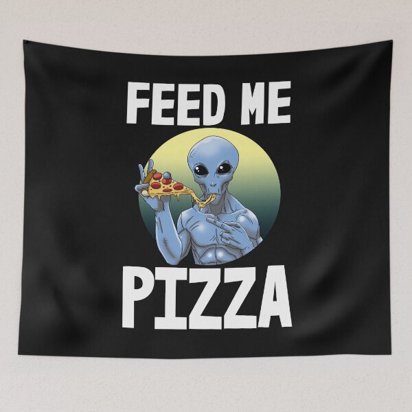 Item preview, Feed Me Pizza designed and sold by Bendthetrend.