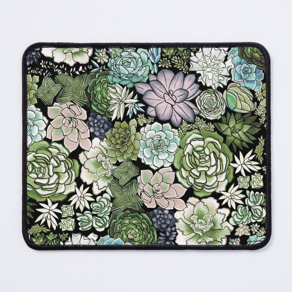 Item preview, Garden Green Succulent Plant Pattern  designed and sold by TigaTiga.