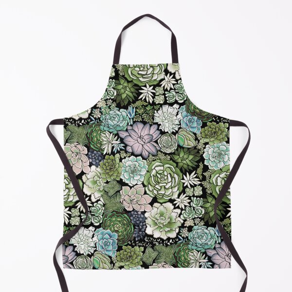 Item preview, Garden Green Succulent Plant Pattern designed and sold by TigaTiga.