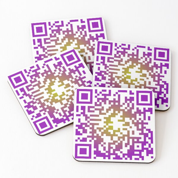 Item preview, Giorno Theme - JoJo RickRoll - QR Code designed and sold by DWaffleDesigns.