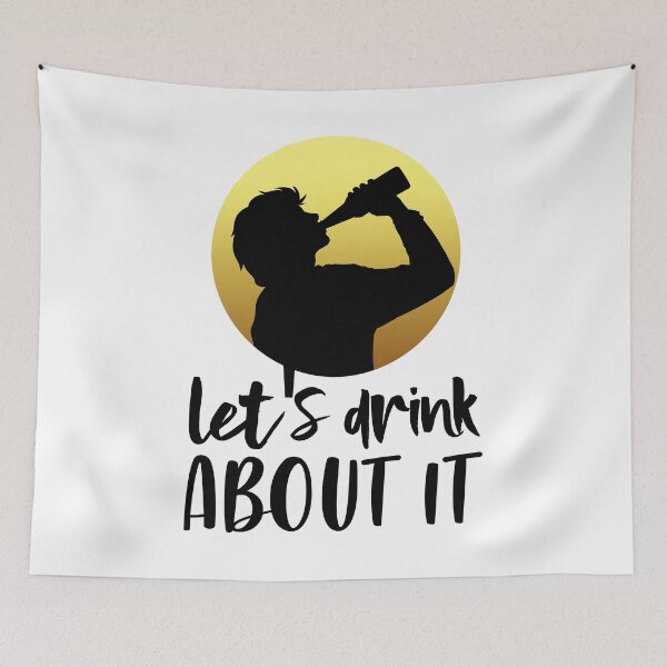 Item preview, Let's Drink About It designed and sold by Bendthetrend.