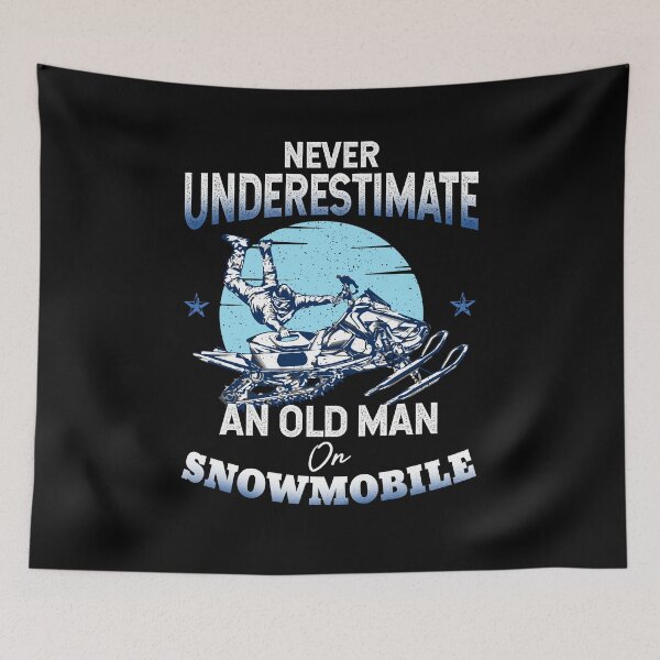 Item preview, Nunca subestimes a un anciano Motos de nieve Deportes de invierno designed and sold by Dressed For  Duty.