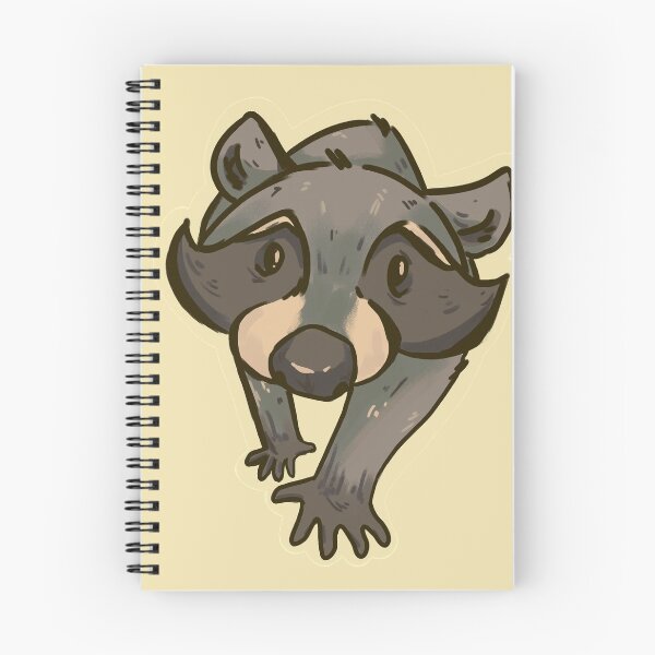 Item preview, cute design of a curious racoon designed and sold by captainringtail.