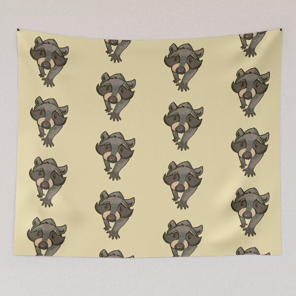 Item preview, cute design of a curious racoon designed and sold by CaptainRingtail.