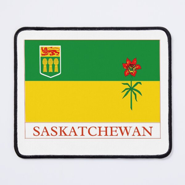 Item preview, Flag of Saskatchewan with name - Saskatchewan designed and sold by No.1 Canada Designs.