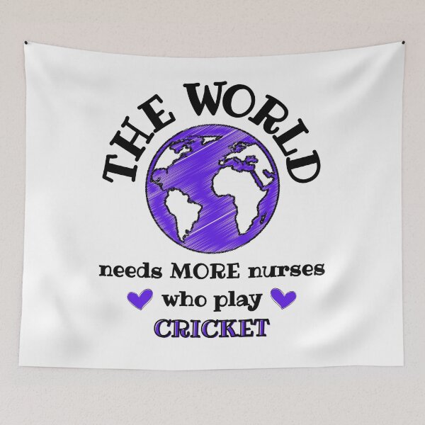 Item preview, The world needs more nurses who play cricket designed and sold by TheGreenGoat.