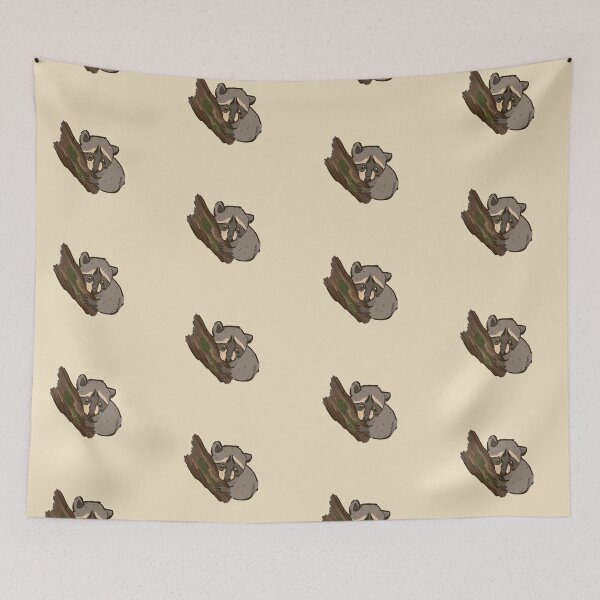 Item preview, cute design of a little baby racoon designed and sold by CaptainRingtail.