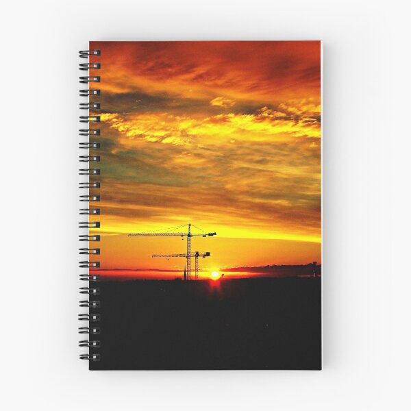 Item preview, Sunrise silhouetting cranes designed and sold by George Hutton Hunter.