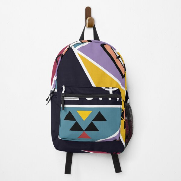 Item preview, triangular shaped colorful amazigh pattern designed and sold by raninou.