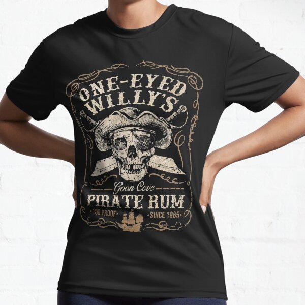 Item preview, One Eyed Willy's Goon Cove Pirate Rum designed and sold by OffWorldTees.