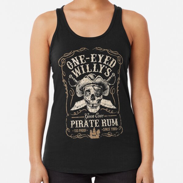Artikel-Vorschau von Einäugiger Willy's Goon Cove Piratenrum, designt und verkauft von OffWorldTees.