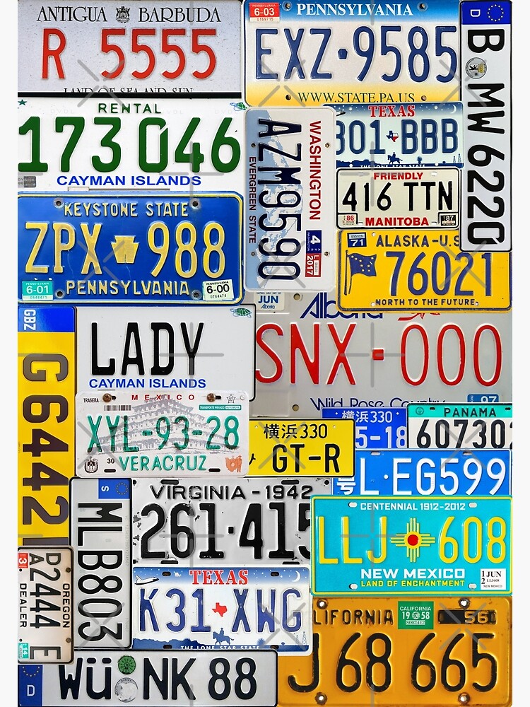 Vintage licence deals plates