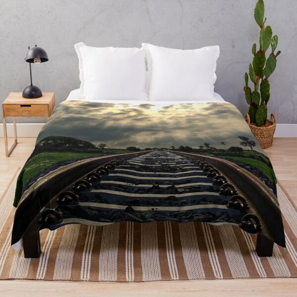 Item preview,    panoramic, widescreen prints, wall posters, Tapestries,Tapestry,throw blankets,comforters,duvet covers ,  train track,Railroad art,train wall art,Train art designed and sold by eyesight4vision.