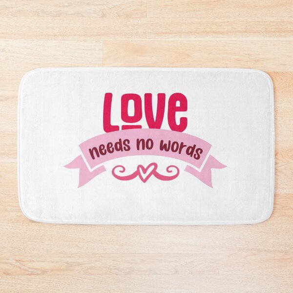 Item preview, Love needs no words designed and sold by Best-Designers.