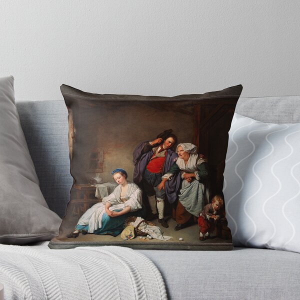 Item preview, Broken Eggs by Jean-Baptiste Greuze Remastered Classical Art Xzendor7 Old Masters Reproductions designed and sold by Xzendor7 Digital Art Creations.