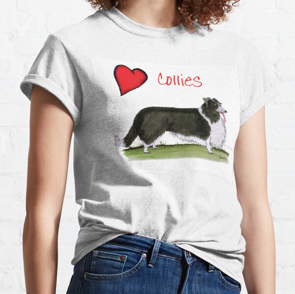 i love fun collies by tony fernandes Classic T-Shirt