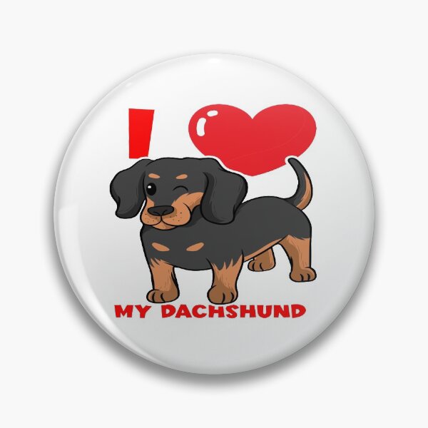 Item preview, I Love My Dachshund designed and sold by davidmurtagh.