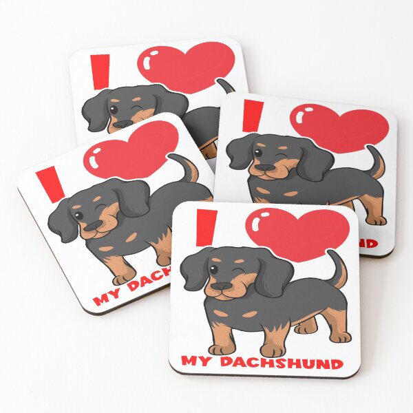Item preview, I Love My Dachshund designed and sold by davidmurtagh.