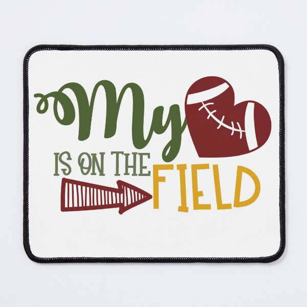 Item preview, My heart is on the field designed and sold by Best-Designers.