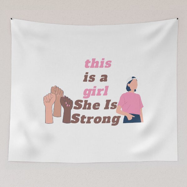 Item preview,  this is a  girl  She Is Strong designed and sold by SENMARO100.