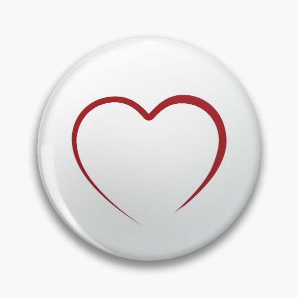 Item preview, Hand drawn heart Valentine Heart icon Valentine's day symbol Red heart outline designed and sold by KateBilous.