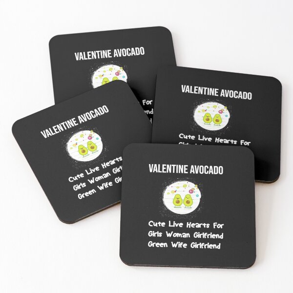Item preview, Valentine Avocado Cute Live Hearts For Girls Woman Girlfriend Green Wife Girlfriend designed and sold by ARTwy.