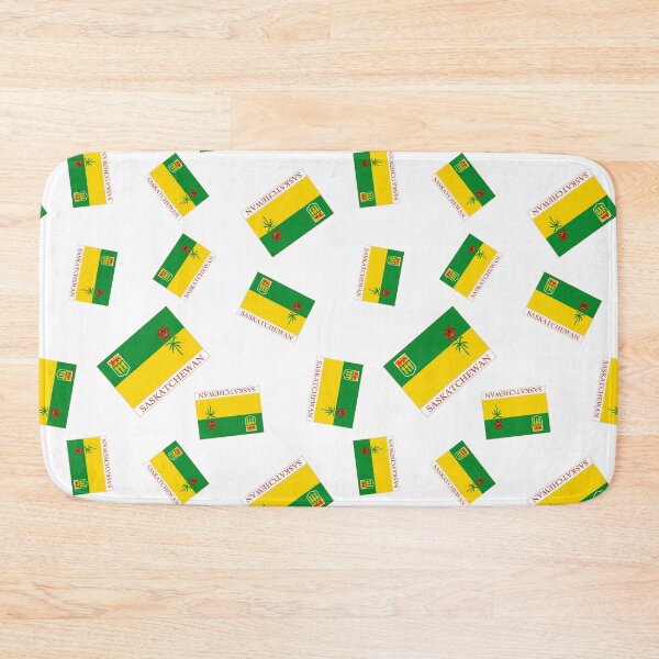 Item preview, Flag of Saskatchewan with name - Saskatchewan designed and sold by No.1 Canada Designs.