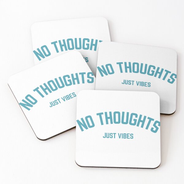 Item preview, Blue No Thoughts Just Vibes Graphic T-shirt Sticker Wall Art designed and sold by Cmez36.