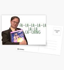 Dwight Schrute Princess Unicorn Office Postcards