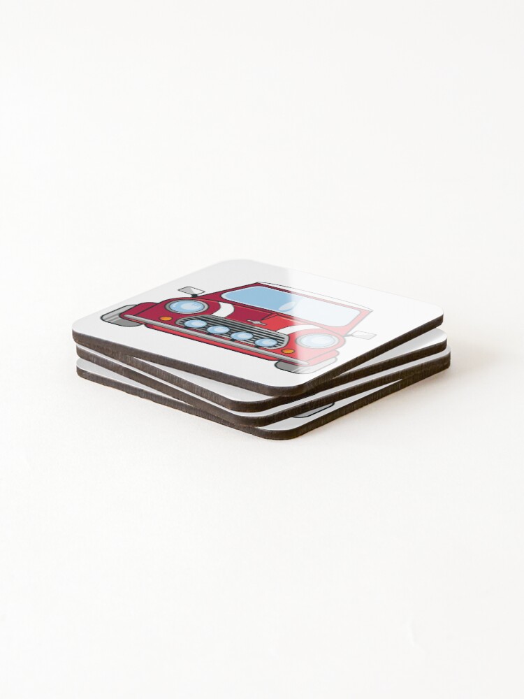 Thumbnail 4 of 5, Coasters (Set of 4), MINI Rouge designed and sold by Ilustralo.