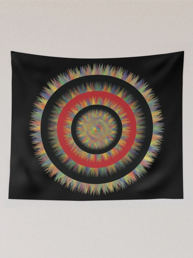 Thumbnail 2 of 3, Tapestry, Star Rings designed and sold by InfinitePathArt.
