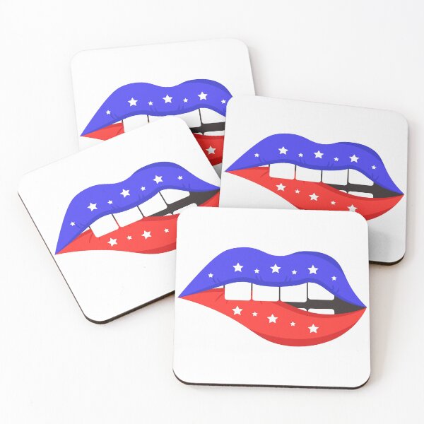Item preview, Red & Blue Lips designed and sold by Best-Designers.