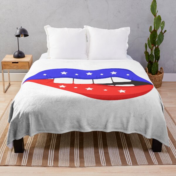 Item preview, Red & Blue Lips designed and sold by Best-Designers.
