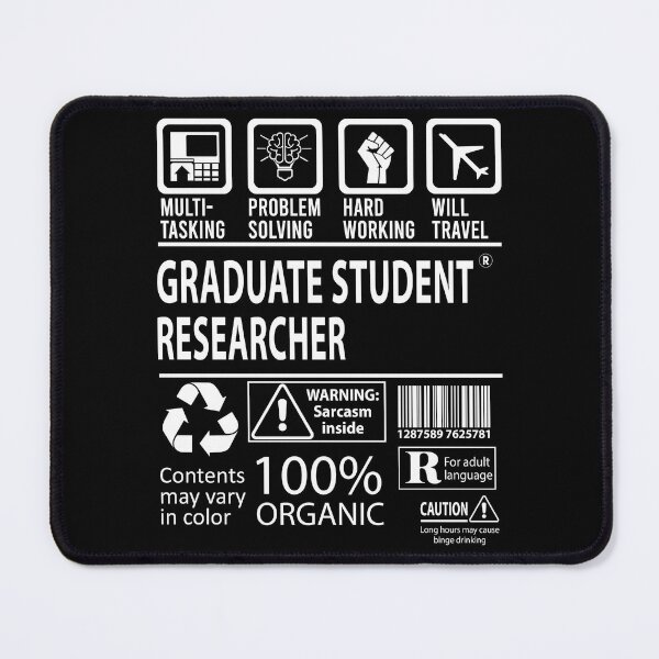 Item preview, Graduate Student Researcher T Shirt - MultiTasking Certified Job Gift Item Tee designed and sold by andahanson.