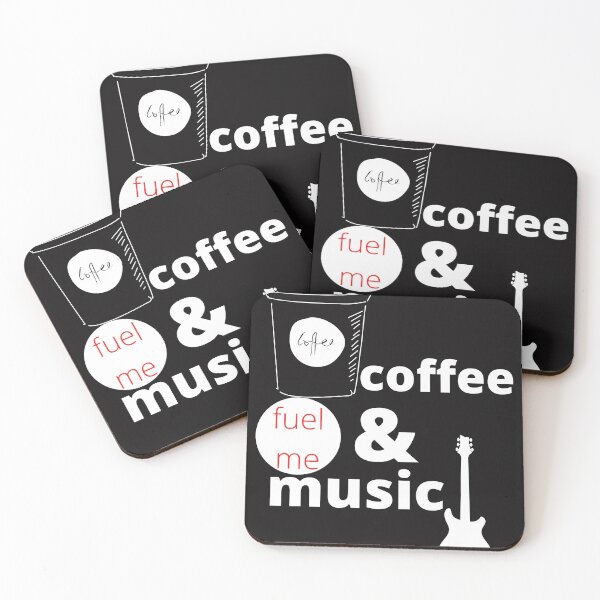 Item preview, FUEL ME, COFFEE & MUSIC designed and sold by Highhocreations.
