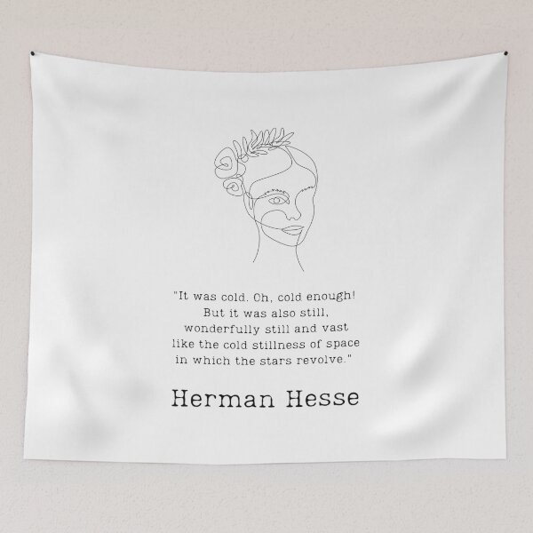 Item preview, "Wonderfully still and vast" - Herman Hesse designed and sold by BookberryGarden.