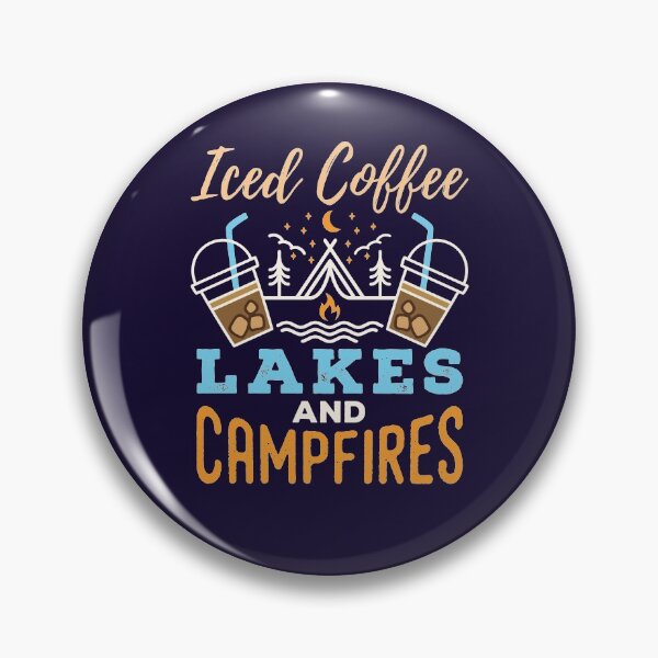 Item preview, Iced Coffee Lakes and Campfires designed and sold by jaygo.