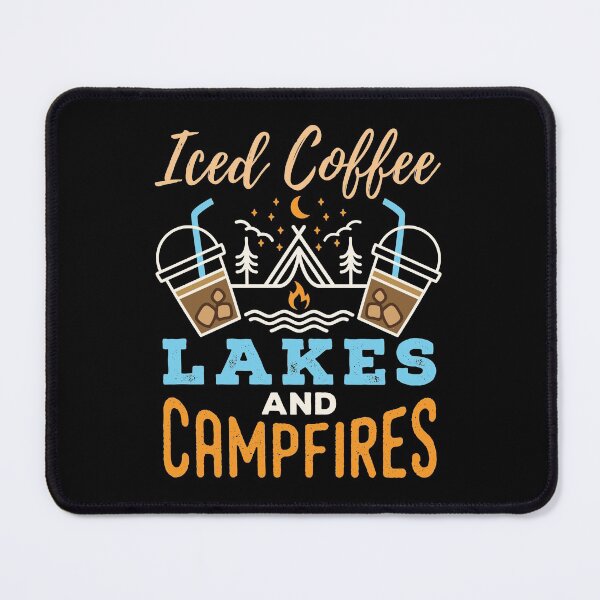 Item preview, Iced Coffee Lakes and Campfires designed and sold by jaygo.