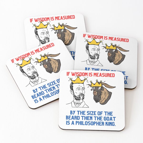 Item preview, The funny beared Goat and wisdom designed and sold by Hinny8.