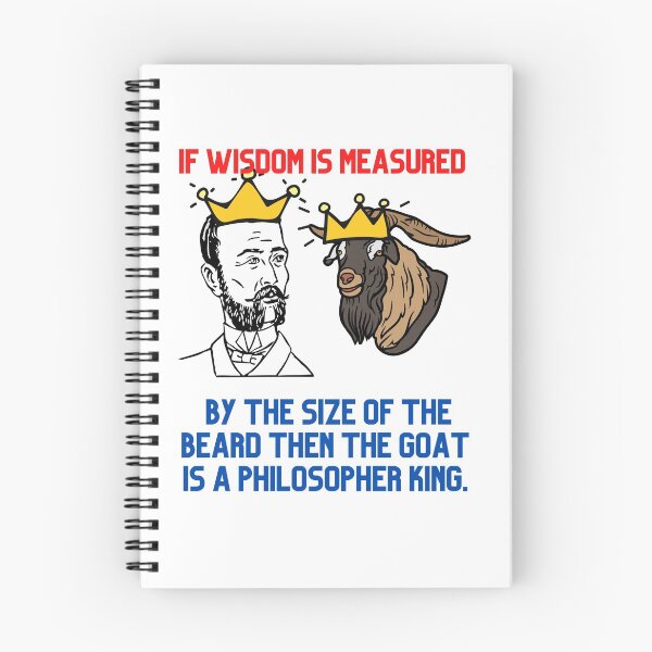 Item preview, The funny beared Goat and wisdom designed and sold by Hinny8.
