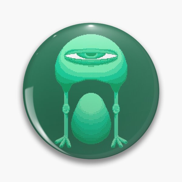 Item preview, One-Eyed Monster with Egg (green) designed and sold by Owl-n-bear.