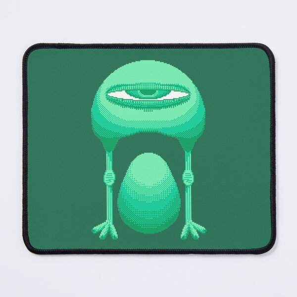 Item preview, One-Eyed Monster with Egg (green) designed and sold by Owl-n-bear.
