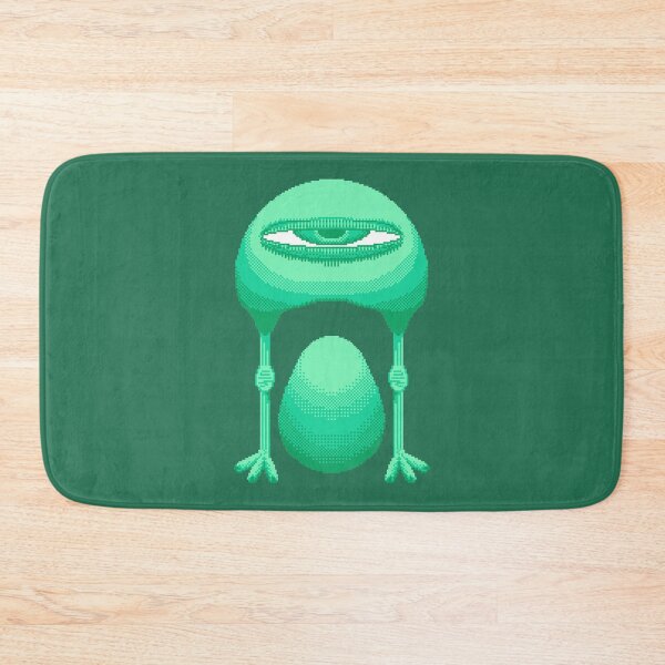 Item preview, One-Eyed Monster with Egg (green) designed and sold by Owl-n-bear.