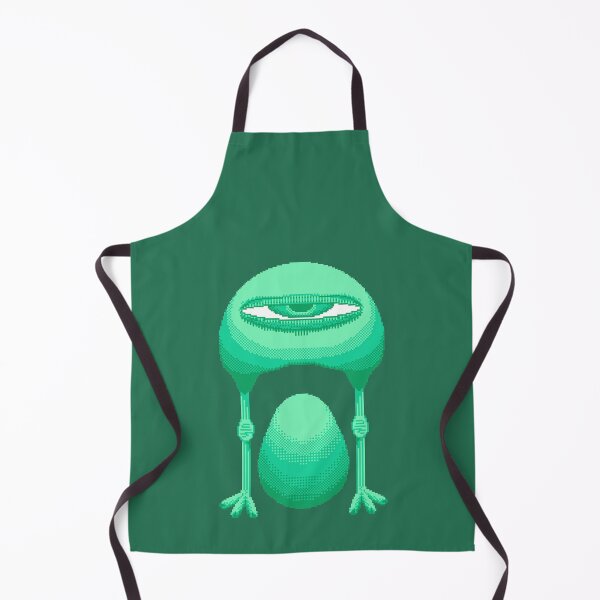 Item preview, One-Eyed Monster with Egg (green) designed and sold by Owl-n-bear.