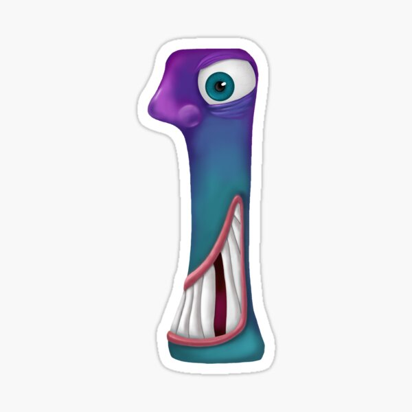 Monster Number 1 Sticker