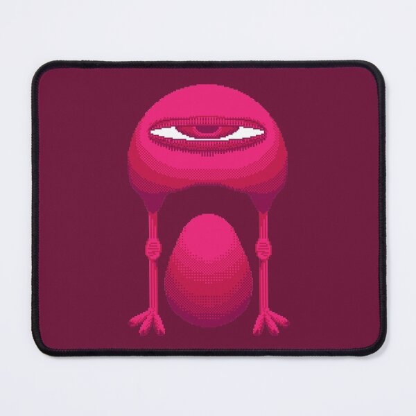 Item preview, One-Eyed Monster with Egg (red) designed and sold by Owl-n-bear.