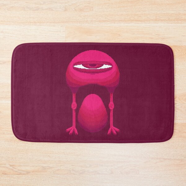 Item preview, One-Eyed Monster with Egg (red) designed and sold by Owl-n-bear.