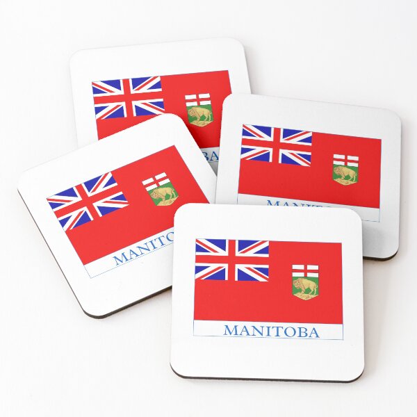 Item preview, Flag of Manitoba with name - Manitba designed and sold by No.1 Canada Designs.